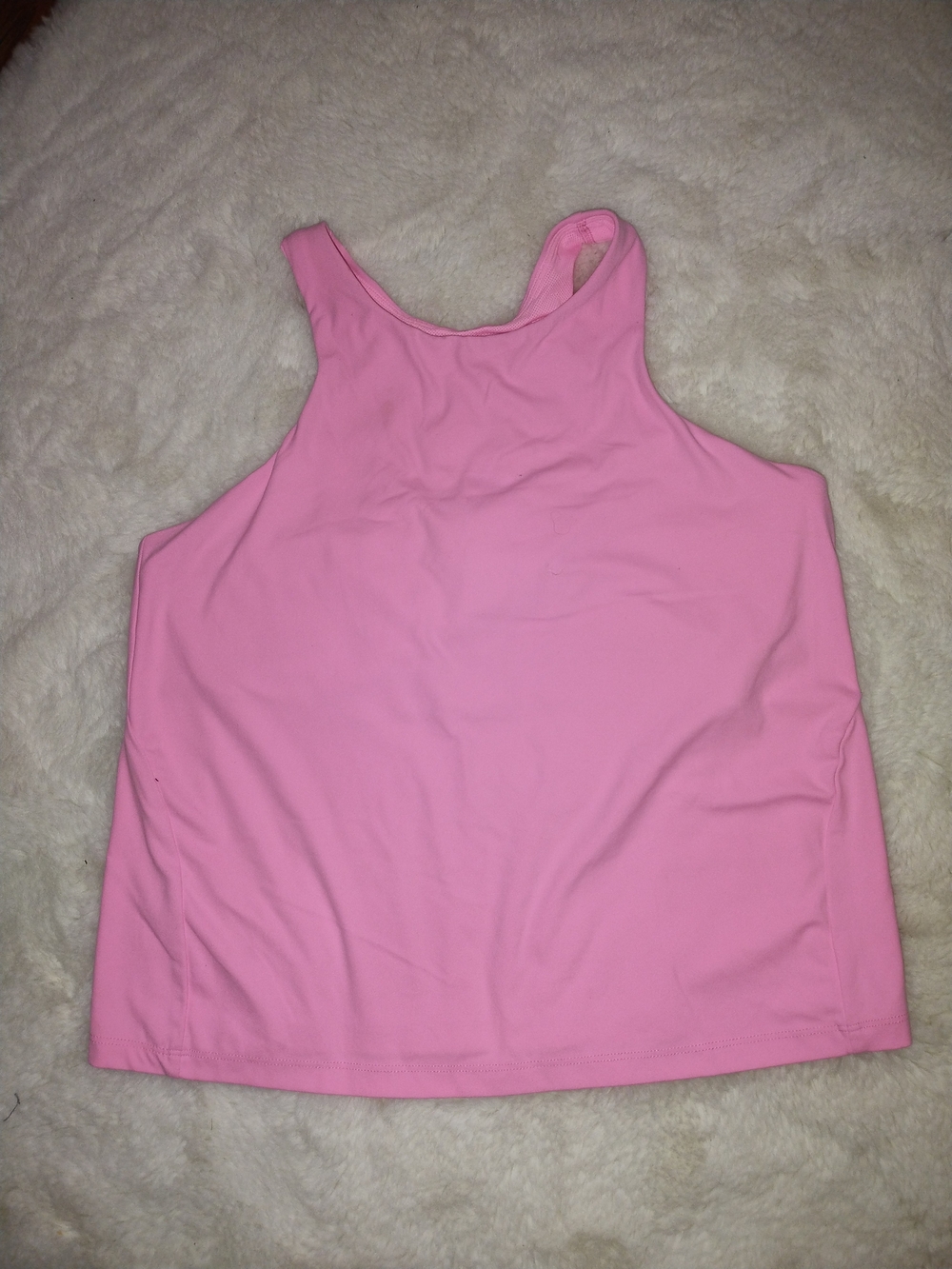 all in motion Pink High-Neck Racerback Tank